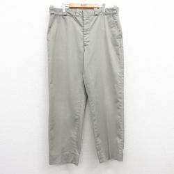 W39★古着 ワーク パンツ メンズ 80年代 80s USA製 タロン グレー系 25feb20 中古 ボトムス ロング