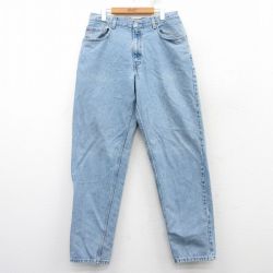 W34★古着 リーバイス Levis 560 ジーンズ メンズ 00年代 00s テーパード コットン 紺 ネイビー デニム 【spe】 25feb20 中古 ボトムス ジーパン Gパン ロング パンツ