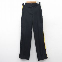 W29★古着 パンツ メンズ 90年代 90s USA製 黒 ブラック 25feb21 中古 ボトムス ロング
