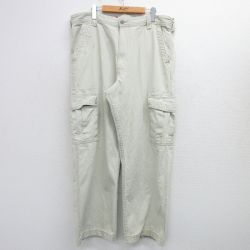 W40★古着 リーバイス Levis カーゴ パンツ メンズ 大きいサイズ コットン ベージュ系 カーキ 25feb25 中古 ボトムス ロング