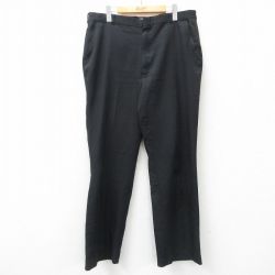 【50%OFF】W36★古着 スラックス パンツ メンズ 90年代 90s USA製 黒 ブラック 25feb26 中古 ボトムス ロング