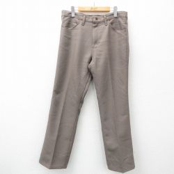 【20%OFF】W34★古着 ラングラー Wrangler ランチャー パンツ メンズ グレー系 25feb26 中古 ボトムス ロング