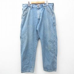 W38★古着 リーバイス Levis ペインター パンツ メンズ 紺 ネイビー デニム 25feb28 中古 ボトムス ロング