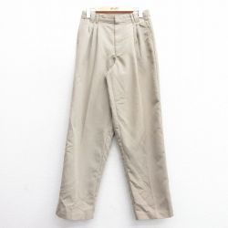 W29★古着 パンツ メンズ 80年代 80s タロン ベージュ カーキ 25feb28 中古 ボトムス ロング