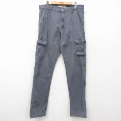 W35★古着 ラングラー Wrangler カーゴ パンツ メンズ グレー 25mar01 中古 ボトムス ロング