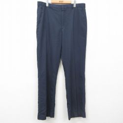 W38★古着 タウンクラフト スラックス パンツ メンズ 90年代 90s USA製 紺 ネイビー 25mar01 中古 ボトムス ロング
