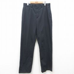 W35★古着 エルエルビーン LLBEAN パンツ メンズ 00年代 00s 黒 ブラック 25mar01 中古 ボトムス ロング
