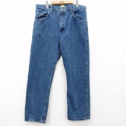 W38★古着 カベラス ジーンズ メンズ 00年代 00s コットン 紺 ネイビー デニム 25mar03 中古 ボトムス ジーパン Gパン ロング パンツ