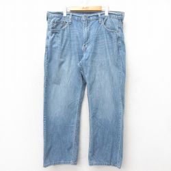 W39★古着 リーバイス Levis 569 ジーンズ メンズ ヒゲ コットン 紺 ネイビー デニム 25mar03 中古 ボトムス ジーパン Gパン ロング パンツ