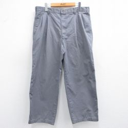 W34★古着 ドッカーズ チノ パンツ チノパン メンズ 90年代 90s コットン USA製 グレー 25mar04 中古 ボトムス ロング