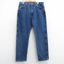 W38★古着 カベラス ジーンズ メンズ 00年代 00s コットン 紺 ネイビー デニム 25mar05 中古 ボトムス ジーパン Gパン ロング パンツ