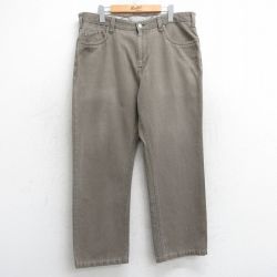 W36★古着 パンツ メンズ 00年代 00s 茶系 ブラウン 25mar05 中古 ボトムス ロング