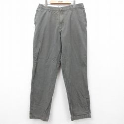 W35★古着 コロンビア COLUMBIA パンツ メンズ 00年代 00s コットン 濃グレー 25mar06 中古 ボトムス ロング