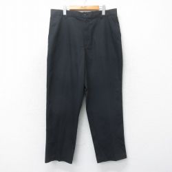 W37★古着 レッドキャップ ワーク パンツ メンズ 00年代 00s 黒 ブラック 25mar06 中古 ボトムス ロング