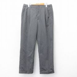 W34★古着 HAGGAR スラックス パンツ メンズ グレー 25mar06 中古 ボトムス ロング