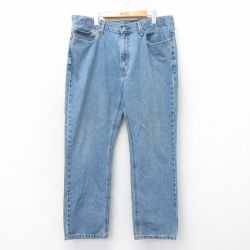 W39★古着 リーバイス Levis 541 ジーンズ メンズ コットン 紺 ネイビー デニム 25mar06 中古 ボトムス ジーパン Gパン ロング パンツ