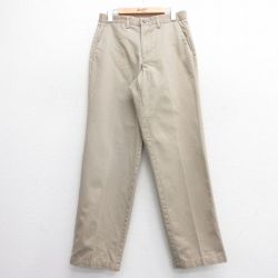 W30★古着 ドッカーズ パンツ メンズ コットン ベージュ カーキ 25mar07 中古 ボトムス ロング