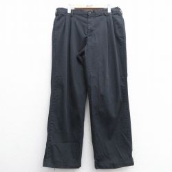 W35★古着 パンツ メンズ 紺 ネイビー 25mar07 中古 ボトムス ロング