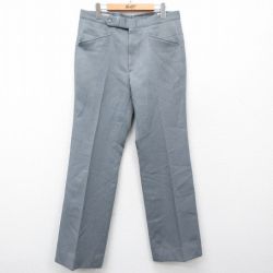 W35★古着 パンツ メンズ 80年代 80s タロン グレー 25mar08 中古 ボトムス ロング