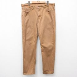 【50%OFF】W38★古着 リーバイス Levis 541 パンツ メンズ 濃ベージュ カーキ 25mar08 中古 ボトムス ロング