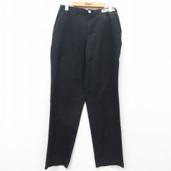 W29★古着 ワーク パンツ メンズ CiNTAS 黒 ブラック 25mar08 中古 ボトムス ロング