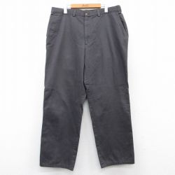 W38★古着 セントジョンズベイ パンツ メンズ 00年代 00s コットン 濃グレー 25mar08 中古 ボトムス ロング
