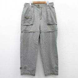 W36★古着 カベラス パンツ メンズ 00年代 00s コットン グレー 25mar08 中古 ボトムス ロング