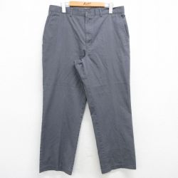W34★古着 パンツ メンズ グレー 25mar08 中古 ボトムス ロング