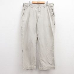 W38★古着 レッドヘッド ペインター パンツ メンズ 00年代 00s ダック地 コットン 薄ベージュ カーキ 25mar08 中古 ボトムス ロング