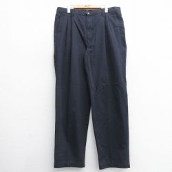 W38★古着 ドッカーズ チノ パンツ チノパン メンズ 00年代 00s コットン 紺 ネイビー 25mar10 中古 ボトムス ロング