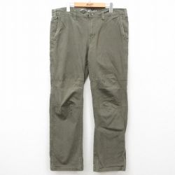 W38★古着 エディーバウアー パンツ メンズ 濃緑 グリーン 25mar11 中古 ボトムス ロング