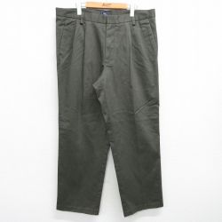 W38★古着 ドッカーズ パンツ メンズ コットン 緑系 グリーン 25mar12 中古 ボトムス ロング