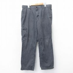 W38★古着 ドッカーズ パンツ メンズ コットン 濃グレー 25mar12 中古 ボトムス ロング