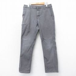 W34★古着 パンツ メンズ グレー 25mar12 中古 ボトムス ロング