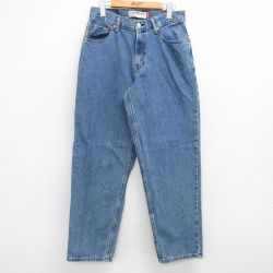 W29★古着 リーバイス Levis 560 ジーンズ メンズ コットン 紺 ネイビー デニム 25mar13 中古 ボトムス ジーパン Gパン ロング パンツ