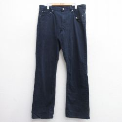 W36★古着 ラルフローレン Ralph Lauren ブランド パンツ メンズ 紺 ネイビー 25mar13 中古 ボトムス ロング