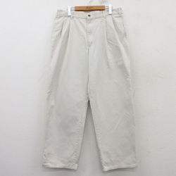 W34★古着 ドッカーズ パンツ メンズ 90年代 90s コットン USA製 薄ベージュ カーキ 25mar14 中古 ボトムス ロング