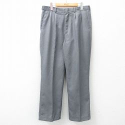 W35★古着 HABAND スラックス パンツ メンズ グレー 25mar14 中古 ボトムス ロング