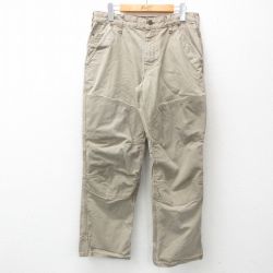 W30★古着 ティンバーランド パンツ メンズ ダブルニー ベージュ カーキ 【spe】 25mar15 中古 ボトムス ロング