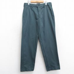 W34★古着 レッドキャップ ワーク パンツ メンズ 00年代 00s 緑 グリーン 25mar15 中古 ボトムス ロング