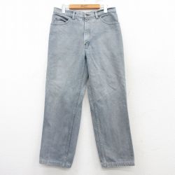 W32★古着 マルボロ ジーンズ メンズ 00年代 00s コットン 紺 ネイビー デニム 【spe】 25mar17 中古 ボトムス ジーパン Gパン ロング パンツ