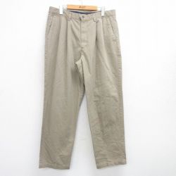 【50%OFF】W35★古着 ドッカーズ パンツ メンズ 00年代 00s コットン ベージュ カーキ 25mar17 中古 ボトムス ロング