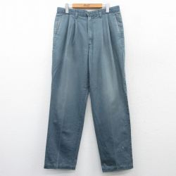 W35★古着 ドッカーズ パンツ メンズ 00年代 00s コットン 紺系 ネイビー 25mar18 中古 ボトムス ロング