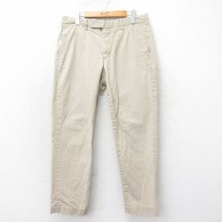 【50%OFF】W33★古着 ラルフローレン Ralph Lauren ブランド パンツ メンズ ベージュ カーキ 25mar18 中古 ボトムス ロング