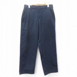 W32★古着 レッドキャップ ワーク パンツ メンズ 紺 ネイビー 25mar18 中古 ボトムス ロング
