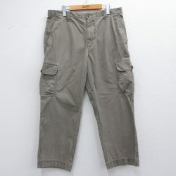 W38★古着 ドッカーズ カーゴ パンツ メンズ コットン ベージュ カーキ 25mar19 中古 ボトムス ロング