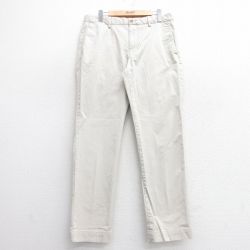 W32★古着 ラルフローレン Ralph Lauren ブランド パンツ メンズ 薄ベージュ カーキ 25mar19 中古 ボトムス ロング