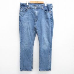 W38★古着 リーバイス Levis 514 ジーンズ メンズ 紺 ネイビー デニム 25mar21 中古 ボトムス ジーパン Gパン ロング パンツ