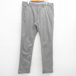 【50%OFF】W37★古着 ラルフローレン Ralph Lauren ブランド パンツ メンズ グレー 25mar21 中古 ボトムス ロング