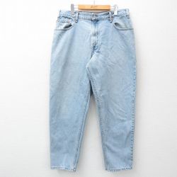 W35★古着 リーバイス Levis 560 ジーンズ メンズ 00年代 00s テーパード コットン 紺 ネイビー デニム 【spe】 25mar21 中古 ボトムス ジーパン Gパン ロング パンツ